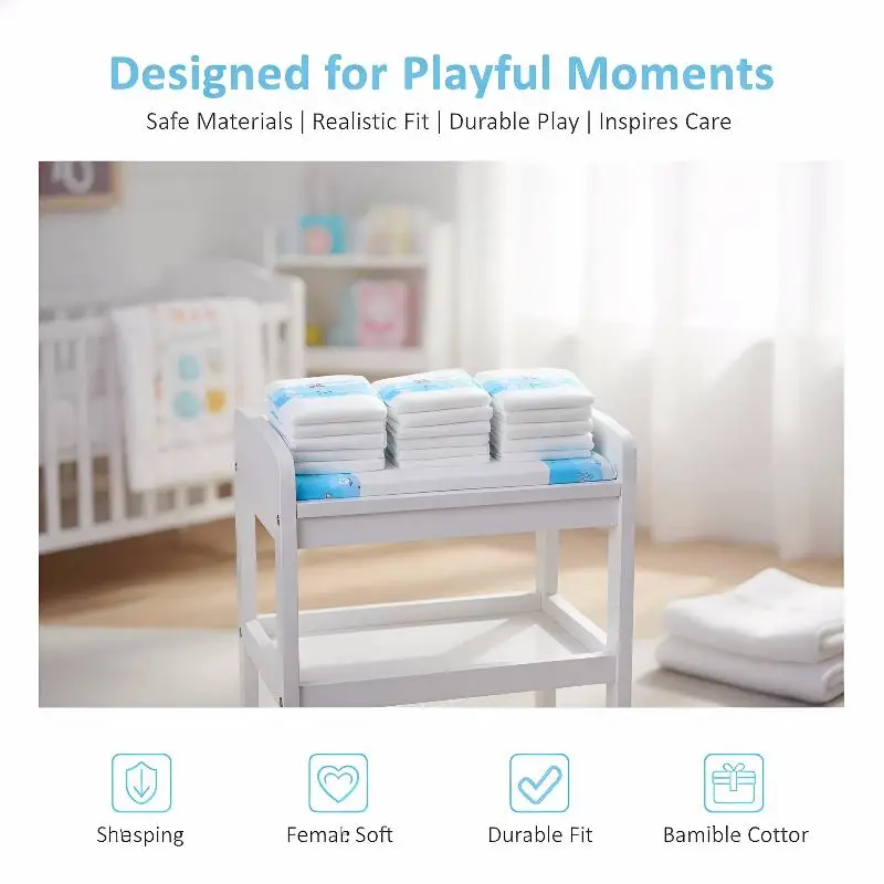 10Pcs 20Pcs Mini Doll Diapers Small Baby Nappies for Pretend Play House Children Role Play Accessories
10Pcs 20Pcs Mini Doll Diapers Small Baby Nappies for Pretend Play House Children Role Play Accessories