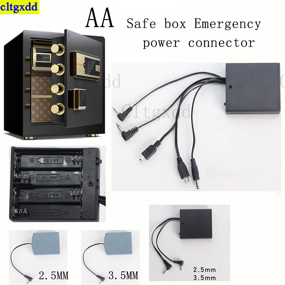 Cltgxdd 1piece safe emergency charger external power box AA compatible with various anti-theft safes
Cltgxdd 1piece safe emergency charger external power box AA compatible with various anti-theft safes
