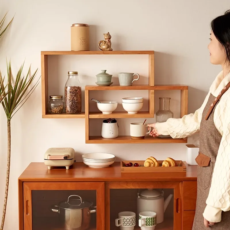 Cherry wood solid wood wall rack living room wall hanging cabinet bookcase wall cabinet storage rack wine rack
Cherry wood solid wood wall rack living room wall hanging cabinet bookcase wall cabinet storage rack wine rack