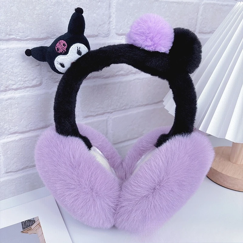 Cute Cartoon Sanrio Ear Muffs Plush Winter Warmth Ear Covers Cute Girl Thickened Anti-Freeze Ear Protectors KUROMI,MELTY 
Cute Cartoon Sanrio Ear Muffs Plush Winter Warmth Ear Covers Cute Girl Thickened Anti-Freeze Ear Protectors KUROMI,MELTY