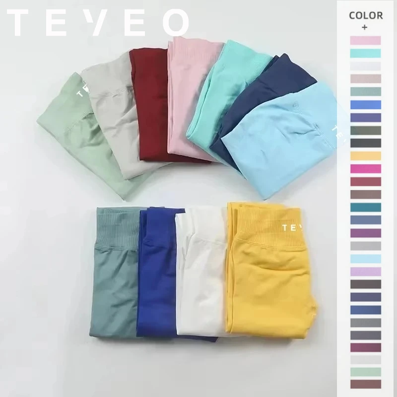 Ударные леггинсы Teveo для тренажерного зала, йоги, фитнеса, женские брюки высокого качества, бесшовные, эластичные, пот, брюки для бега, фитнеса
Ударные леггинсы Teveo для тренажерного зала, йоги, фитнеса, женские брюки высокого качества, бесшовные, эластичные, пот, брюки для бега, фитнеса