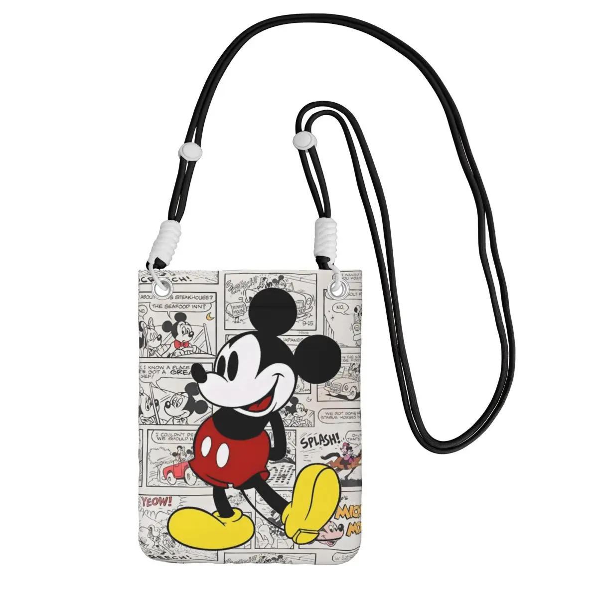 Custom Cool Mickey Mouse Mobile Phone Bag Men Women Cartoons Shoulder Crossbody Bag For Travel Detachable Shoulder Strap
Custom Cool Mickey Mouse Mobile Phone Bag Men Women Cartoons Shoulder Crossbody Bag For Travel Detachable Shoulder Strap