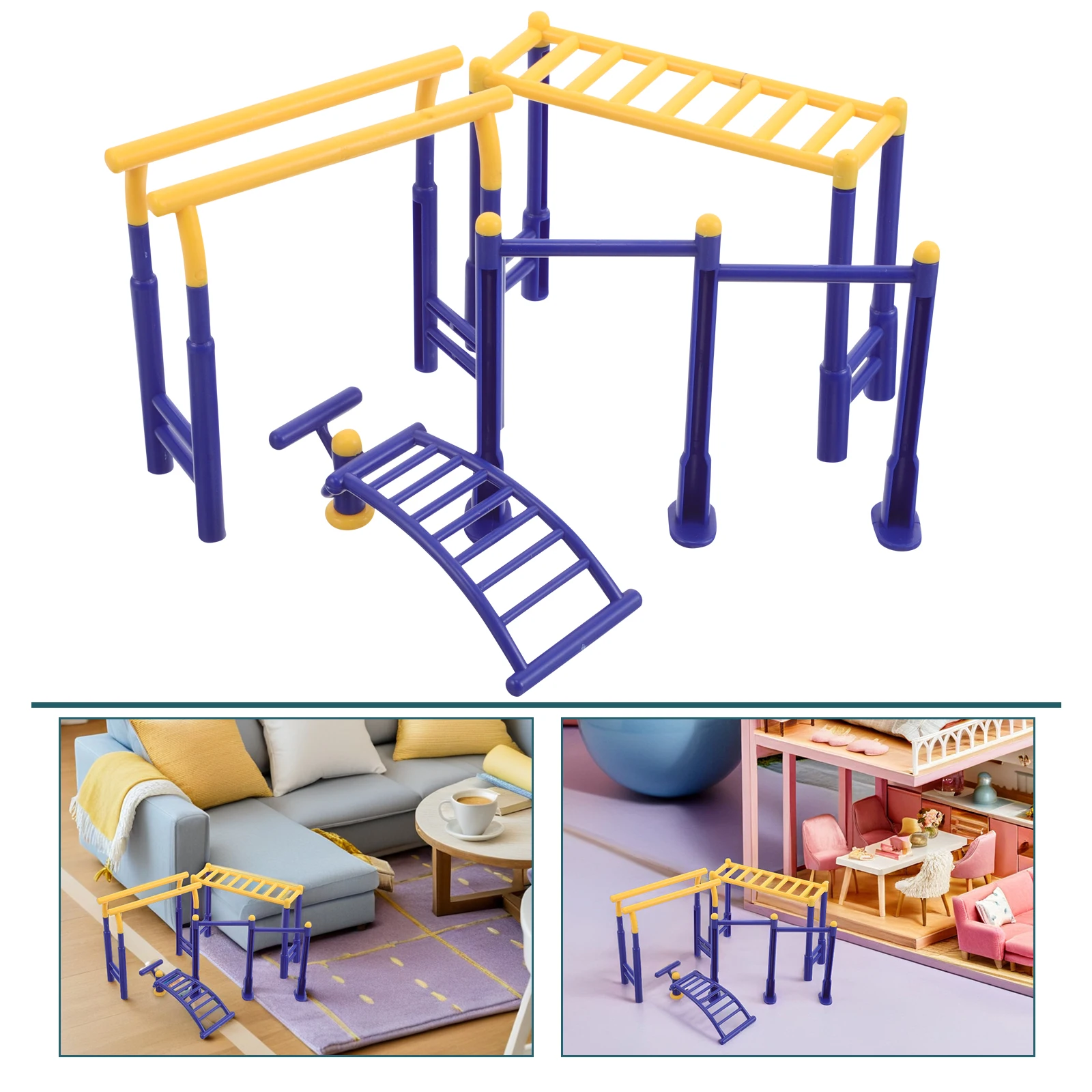 3 Pcs Fitness Equipment Model Dollhouse Miniatures Accessories Blue Desk Decor Child
3 Pcs Fitness Equipment Model Dollhouse Miniatures Accessories Blue Desk Decor Child