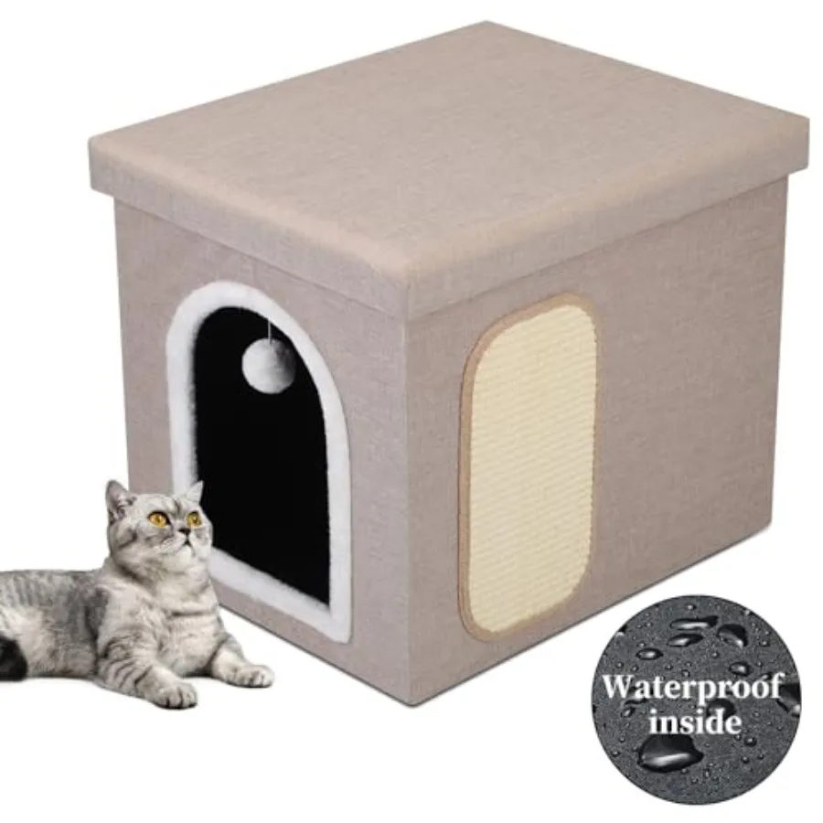 Cat Litter Box Enclosure, Foldable Hidden Litter Box with Mesh Storage Bag, Litter Box Furniture Hidden with Waterproof Inside,
Cat Litter Box Enclosure, Foldable Hidden Litter Box with Mesh Storage Bag, Litter Box Furniture Hidden with Waterproof Inside,