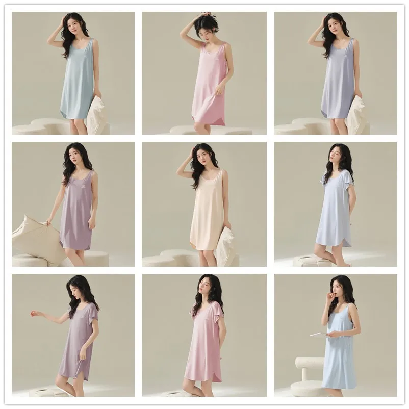 New Summer Strap Modal Dress Women's Elegant Sleeveless Tank Top Skirt Thin Summer Dress
New Summer Strap Modal Dress Women's Elegant Sleeveless Tank Top Skirt Thin Summer Dress