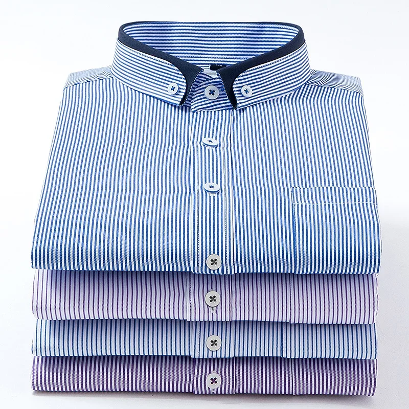 Men's solid color casual simple fashion classic business anti-wrinkle breathable comfortable long-sleeved shirt formal wear
Men's solid color casual simple fashion classic business anti-wrinkle breathable comfortable long-sleeved shirt formal wear