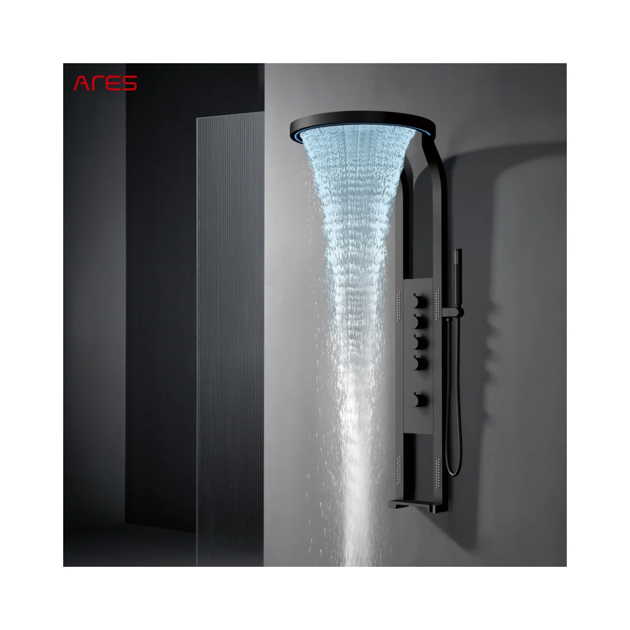 High Quality SS304 Wall Mounted LED Light New Fashion Waterproof Rainfall Multifunction Overhead Shower Panels for Bathroom
High Quality SS304 Wall Mounted LED Light New Fashion Waterproof Rainfall Multifunction Overhead Shower Panels for Bathroom