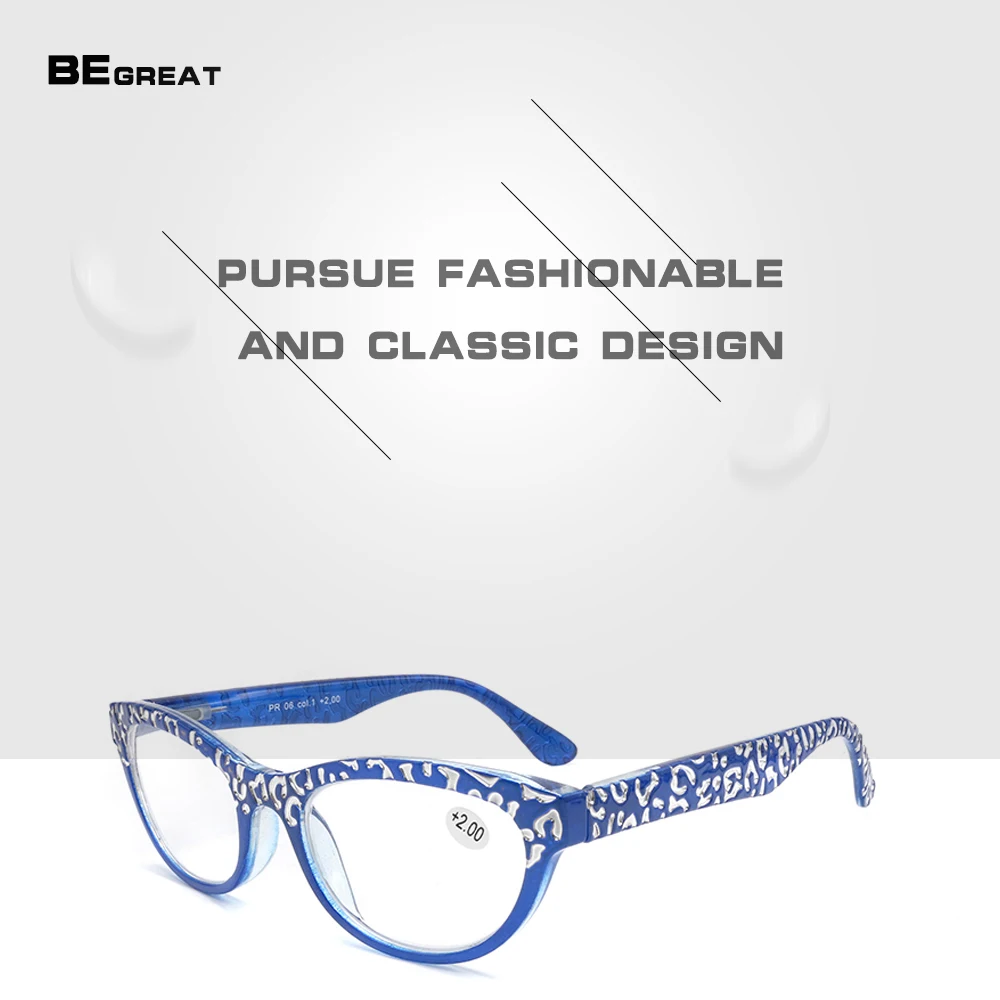 BEGREAT Classic High Definition Lens Cat Eye Reading Glasses For Women Luxury Magnifying Presbyopic Eyeglasses Frames with Case
BEGREAT Classic High Definition Lens Cat Eye Reading Glasses For Women Luxury Magnifying Presbyopic Eyeglasses Frames with Case