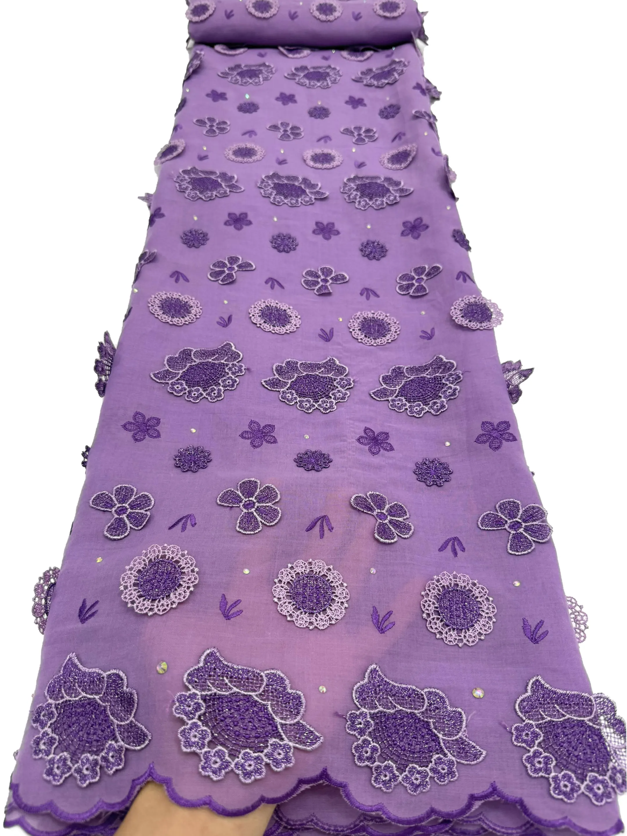 2026 New 3D Embroidered Swiss Voile Lace Cotton Fabric High Quality Nigerian Lace Material For Women Wedding Party Dress Sewing
2026 New 3D Embroidered Swiss Voile Lace Cotton Fabric High Quality Nigerian Lace Material For Women Wedding Party Dress Sewing
