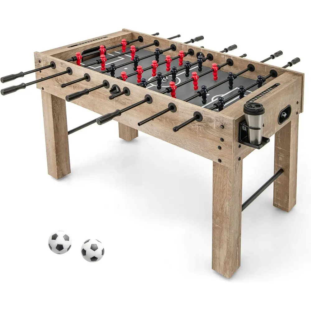 Foosball Table for Adults, Full Size Competition Soccer Game Table with Legs, 2 Balls, 2 Foldable Cup Holders, Arcade Table for
Foosball Table for Adults, Full Size Competition Soccer Game Table with Legs, 2 Balls, 2 Foldable Cup Holders, Arcade Table for