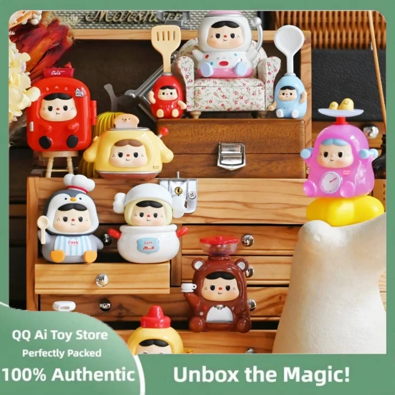 Original Heyone Kawaii Baobao'S Small Kitchen Series Blind Box Desktop Ornament Collectable Gift Decor Figurine Customized
Original Heyone Kawaii Baobao'S Small Kitchen Series Blind Box Desktop Ornament Collectable Gift Decor Figurine Customized