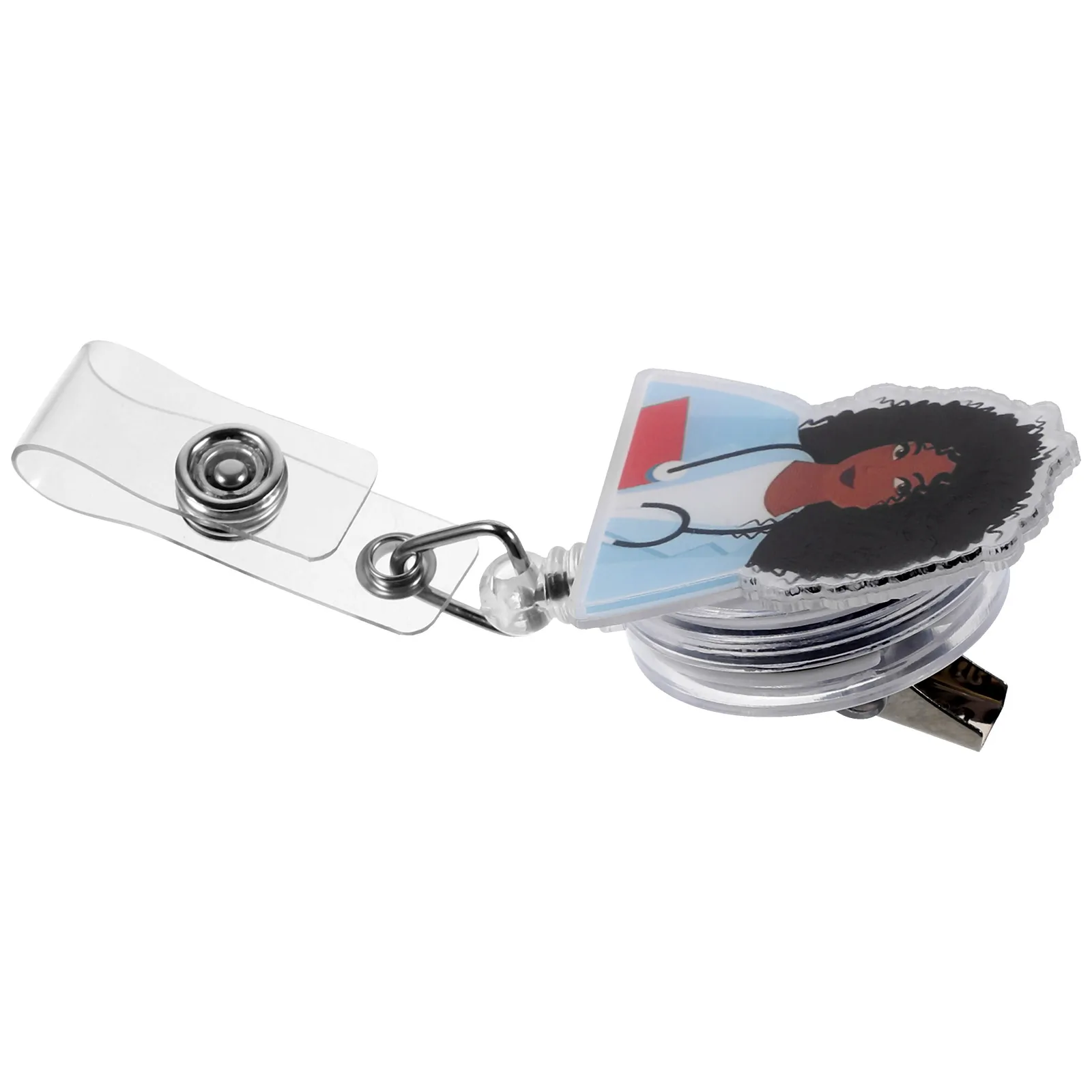Nurse Syringe Multi-Function Retractable Badge Holder Acrylic Sturdy Badge Clip Ideal for Id Cards Keys Hospital Workers
Nurse Syringe Multi-Function Retractable Badge Holder Acrylic Sturdy Badge Clip Ideal for Id Cards Keys Hospital Workers