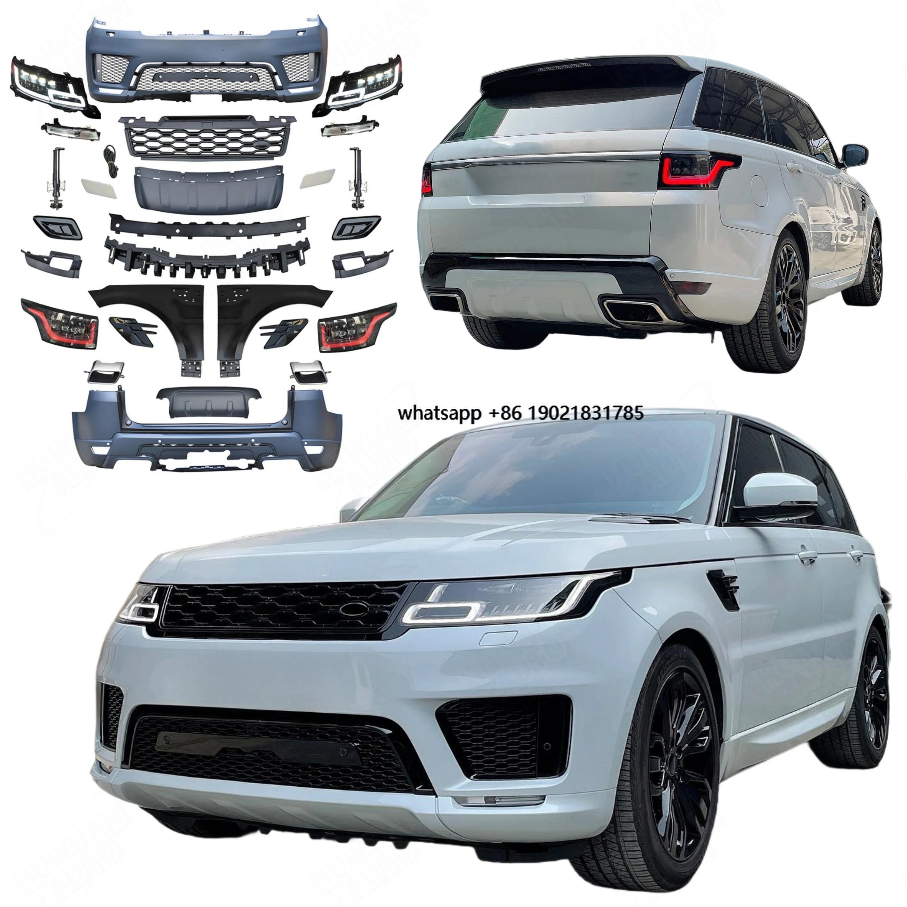 New Body Kits for Range Rover Sport L494 2013-2017 Facelift 2022 HSE Dynamic Model with Lights Bumper Grilles Fenders
New Body Kits for Range Rover Sport L494 2013-2017 Facelift 2022 HSE Dynamic Model with Lights Bumper Grilles Fenders