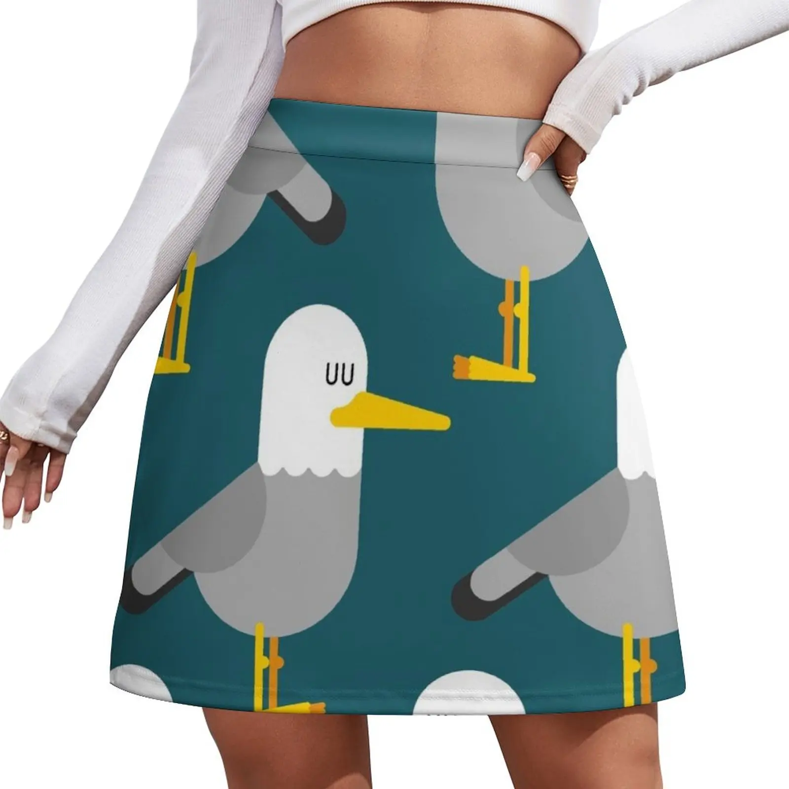 Seagull on Dark Teal Background. Mini Skirt women's summer dress 2025 cute skirt Women's clothing Short skirt woman Mini
Seagull on Dark Teal Background. Mini Skirt women's summer dress 2025 cute skirt Women's clothing Short skirt woman Mini
