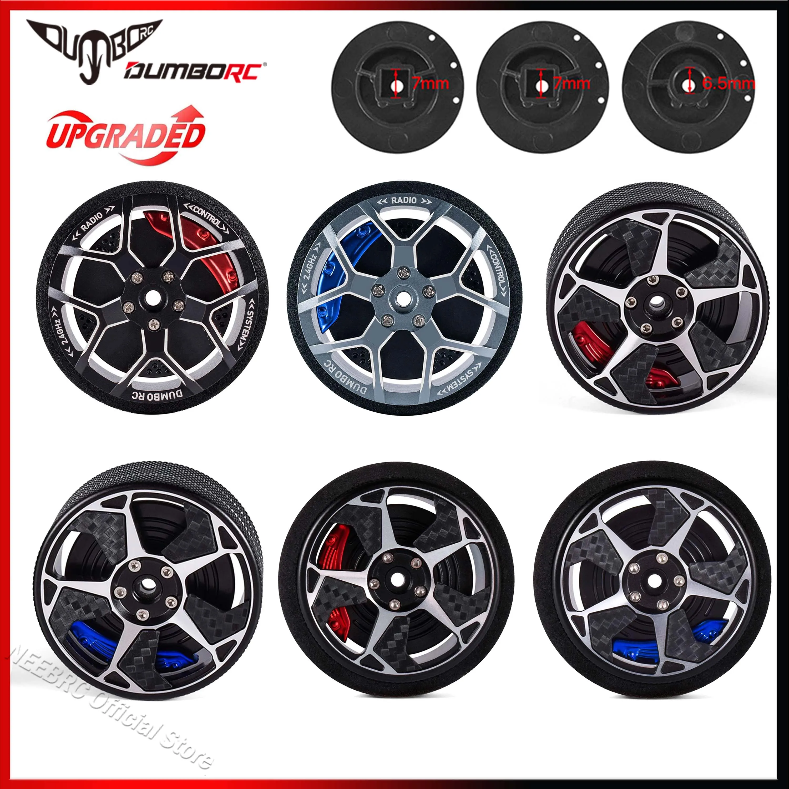 DUMBORC RC Transmitter Metal Handwheel Direction Steering Wheel with Brake Pads Sponge Cover Upgrade for Radiolink Dumbo Flysky
DUMBORC RC Transmitter Metal Handwheel Direction Steering Wheel with Brake Pads Sponge Cover Upgrade for Radiolink Dumbo Flysky