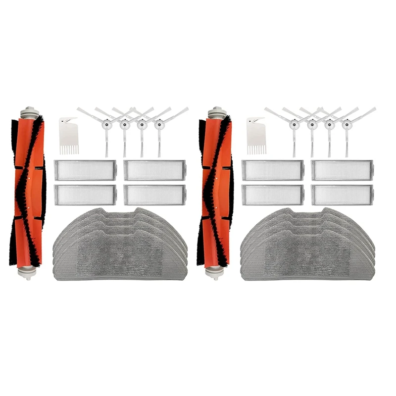 2X For Xiaomi Mi Robot Vacuum Mop 2 Pro Robot Vacuum Accessories Set, Main Brush,Cleaning Cloths,Hepa Filter,Side Brushglobal St
2X For Xiaomi Mi Robot Vacuum Mop 2 Pro Robot Vacuum Accessories Set, Main Brush,Cleaning Cloths,Hepa Filter,Side Brushglobal St
