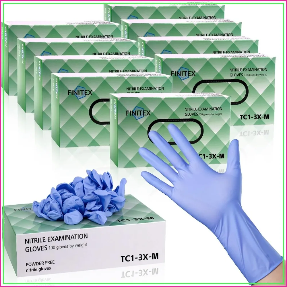 Ice Blue Nitrile Disposable Exam Gloves 3.2 Mil Latex-Free Food Safe
Ice Blue Nitrile Disposable Exam Gloves 3.2 Mil Latex-Free Food Safe