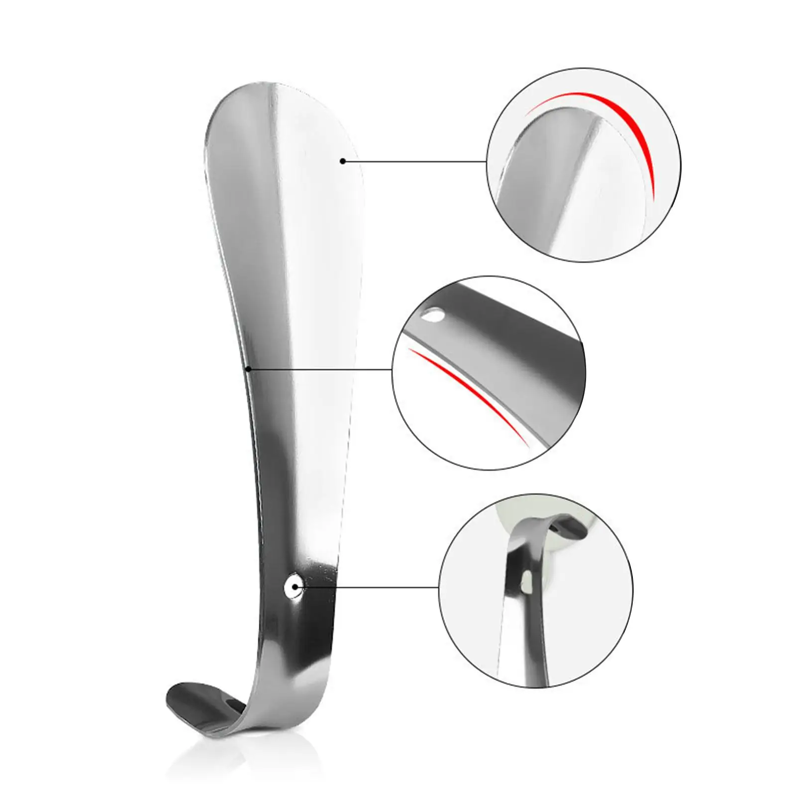 Flexible Durable Long Shoe Alloy Shoe Lifter Tool Handled Shoehorn 58cm
Flexible Durable Long Shoe Alloy Shoe Lifter Tool Handled Shoehorn 58cm