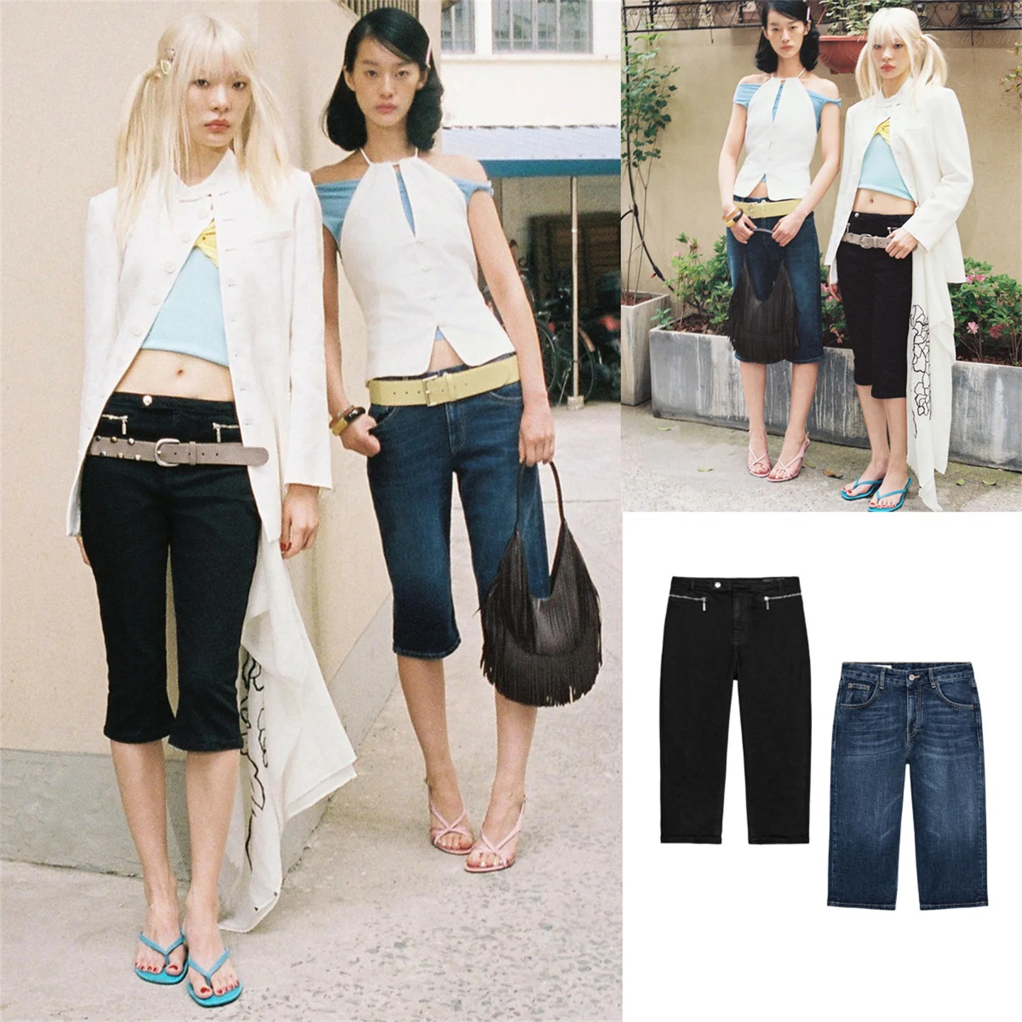 Spring Summer New Fashionable Casual Five-Point Women's Jeans Mid-Waist Straight Leg Medium Stretch Comfortable All-Season
Spring Summer New Fashionable Casual Five-Point Women's Jeans Mid-Waist Straight Leg Medium Stretch Comfortable All-Season