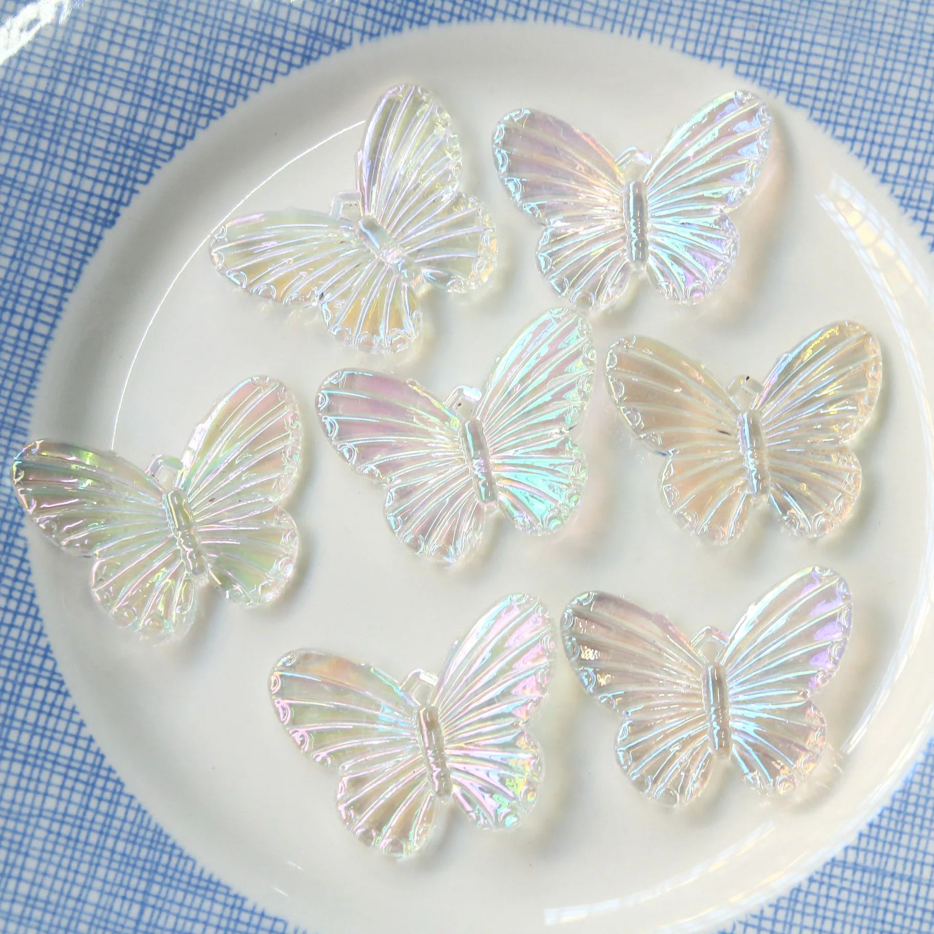 Xiaohongshu Style AB Holographic 3D Butterfly Acrylic Charms DIY Earrings Hair Accessories Phone Case Decor Supplies
Xiaohongshu Style AB Holographic 3D Butterfly Acrylic Charms DIY Earrings Hair Accessories Phone Case Decor Supplies