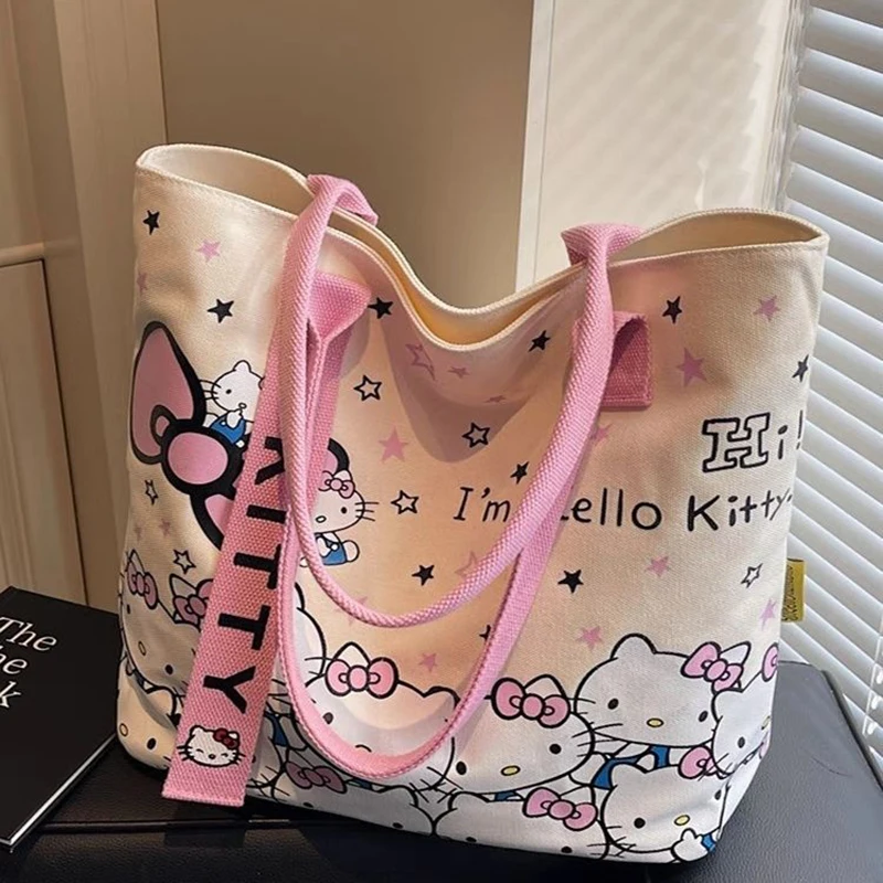 Anime Hello Kitty Large Capacity Shoulder Bag Cartoon Y2K Handbag Backpack Schoolbag Holiday Tote Bag Birthday Women Gifts
Anime Hello Kitty Large Capacity Shoulder Bag Cartoon Y2K Handbag Backpack Schoolbag Holiday Tote Bag Birthday Women Gifts