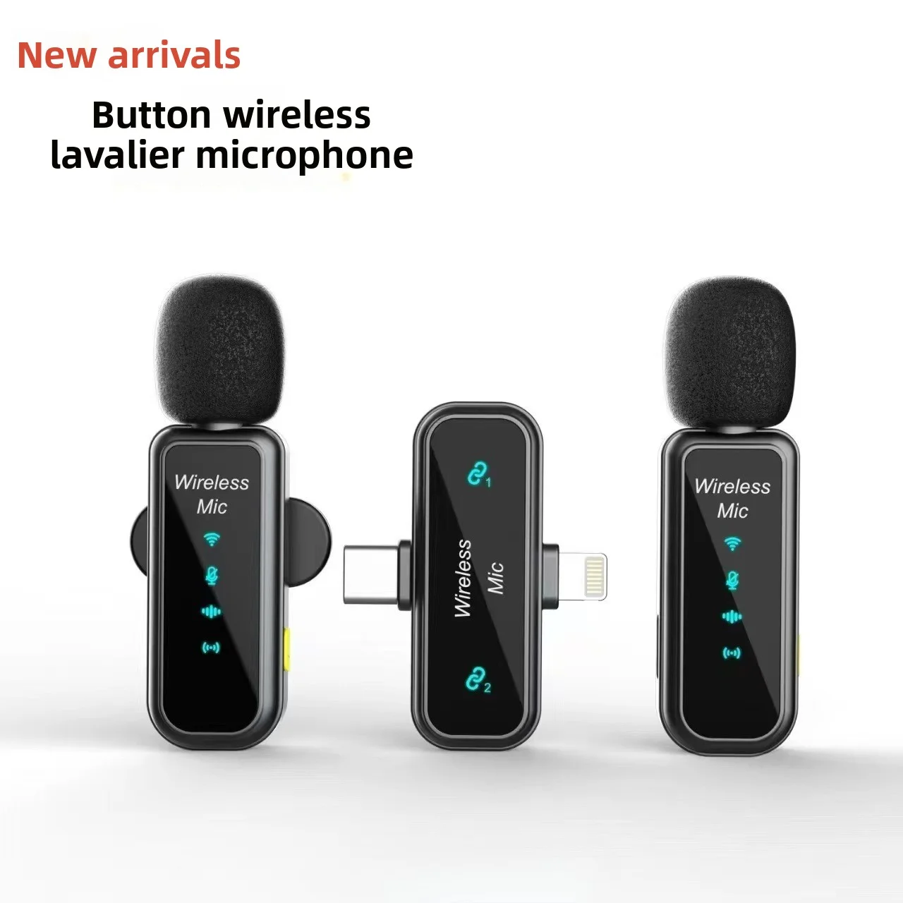 Wireless Lavalier Microphone, Type-C&iOS dual port, plug and play, durable long battery, for live stream video interview recordi
Wireless Lavalier Microphone, Type-C&iOS dual port, plug and play, durable long battery, for live stream video interview recordi
