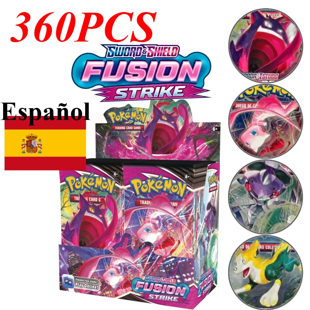 10-360Pcs Español Pokémon TCG: Scarlet & Violet Twlilght Masquerade Etsncelles Evoving Skies Flames Booster Box Pokemon Cards
10-360Pcs Español Pokémon TCG: Scarlet & Violet Twlilght Masquerade Etsncelles Evoving Skies Flames Booster Box Pokemon Cards