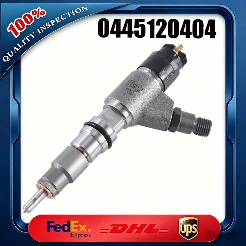 Fuel Injector 0445120404 - Replacement Part for Cummins QSB 5.9L Diesel Engine Heavy Duty Trucks 5306050
Fuel Injector 0445120404 - Replacement Part for Cummins QSB 5.9L Diesel Engine Heavy Duty Trucks 5306050