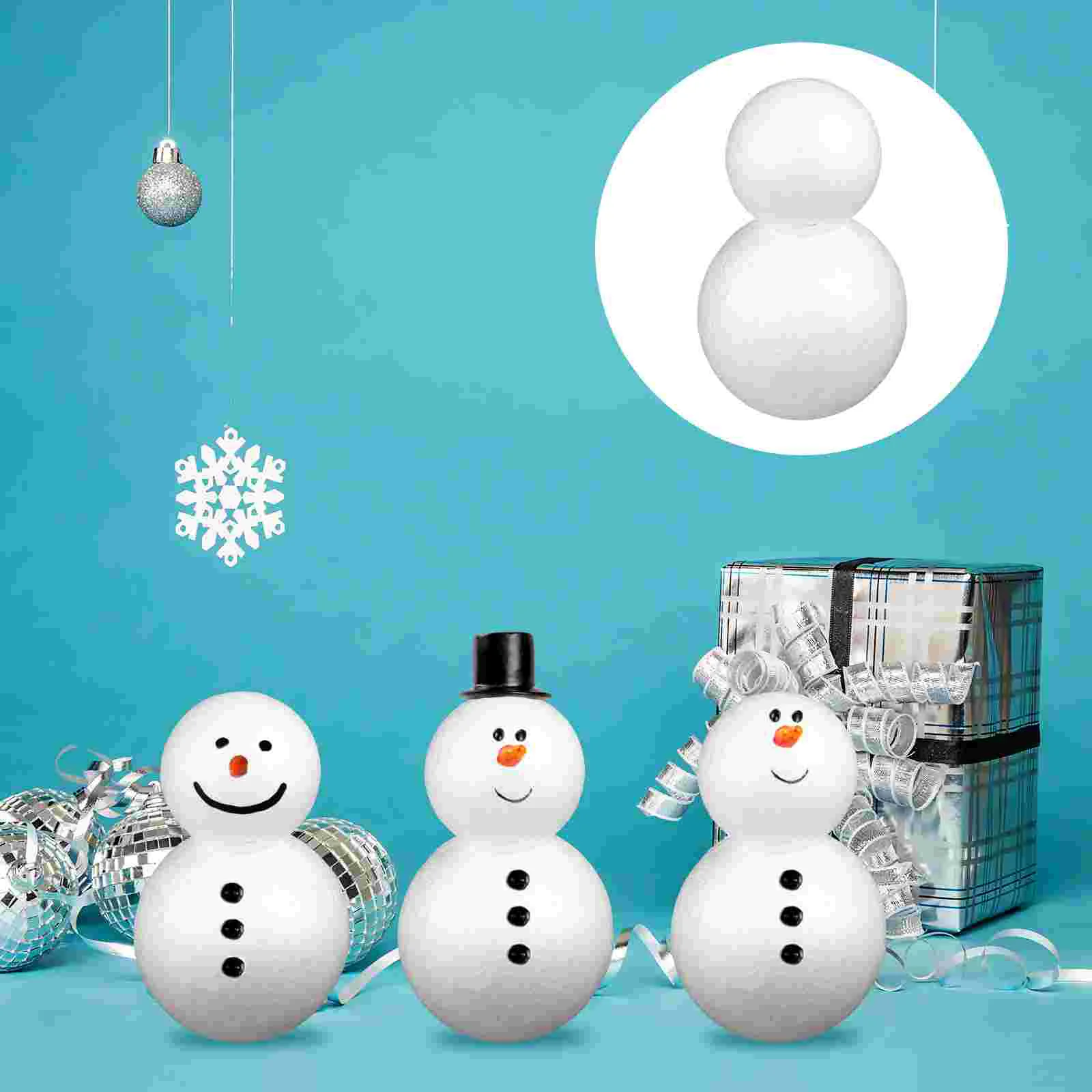 5 Pcs Snowman Decorations DIY Painting Foams Model Handmade Gnomes Crafts Project Making Blank Child
5 Pcs Snowman Decorations DIY Painting Foams Model Handmade Gnomes Crafts Project Making Blank Child