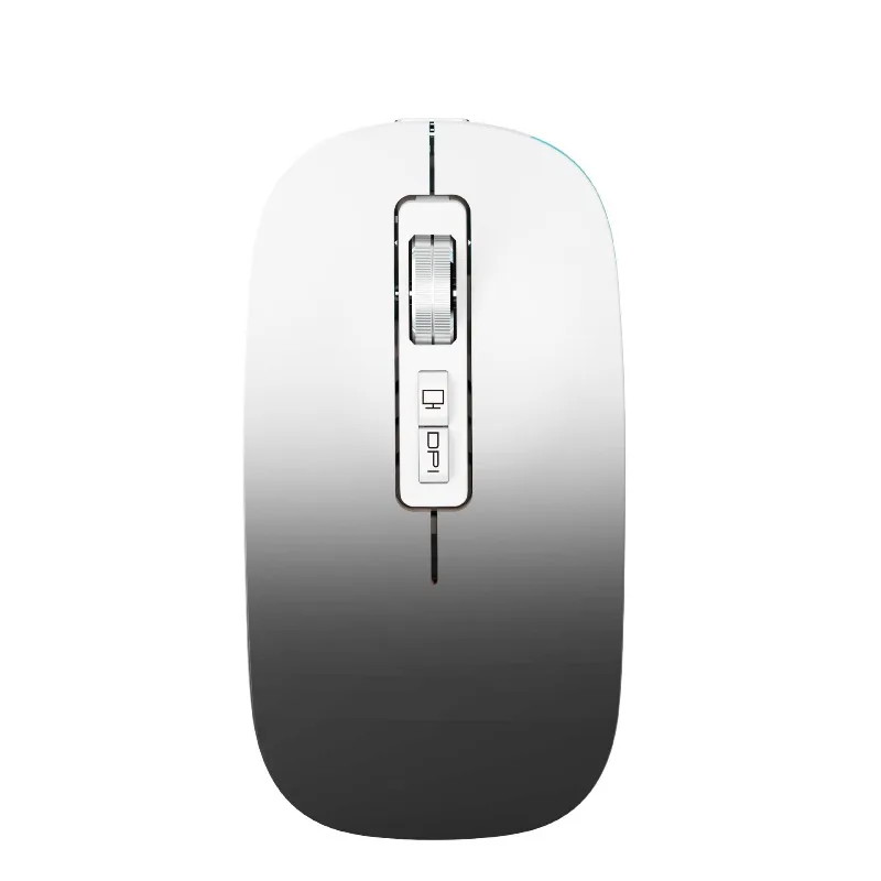 Беспроводная Bluetooth-мышь с тремя режимами, прозрачная постепенная смена, бесшумная зарядная мышь поставляется с зарядкой, постепенным изменением цвета
Беспроводная Bluetooth-мышь с тремя режимами, прозрачная постепенная смена, бесшумная зарядная мышь поставляется с зарядкой, постепенным изменением цвета