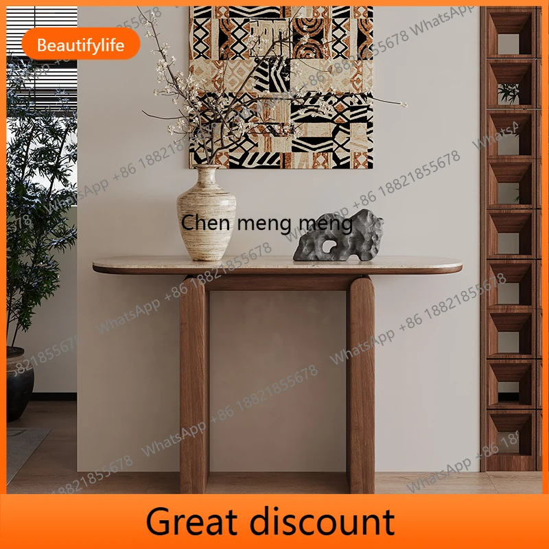 M53 Retro, entrance table, living room, household marble end-view table, homestay corridor, long table, case table
M53 Retro, entrance table, living room, household marble end-view table, homestay corridor, long table, case table