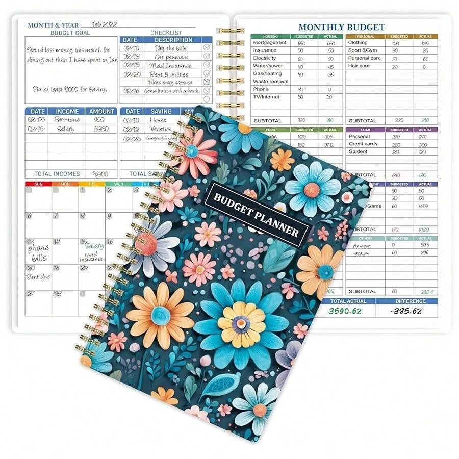 Budget Planner - Monthly Finance Organizer With Expense Tracker Notebook To Manage Your Money Effectively, Undated Finance Plan
Budget Planner - Monthly Finance Organizer With Expense Tracker Notebook To Manage Your Money Effectively, Undated Finance Plan