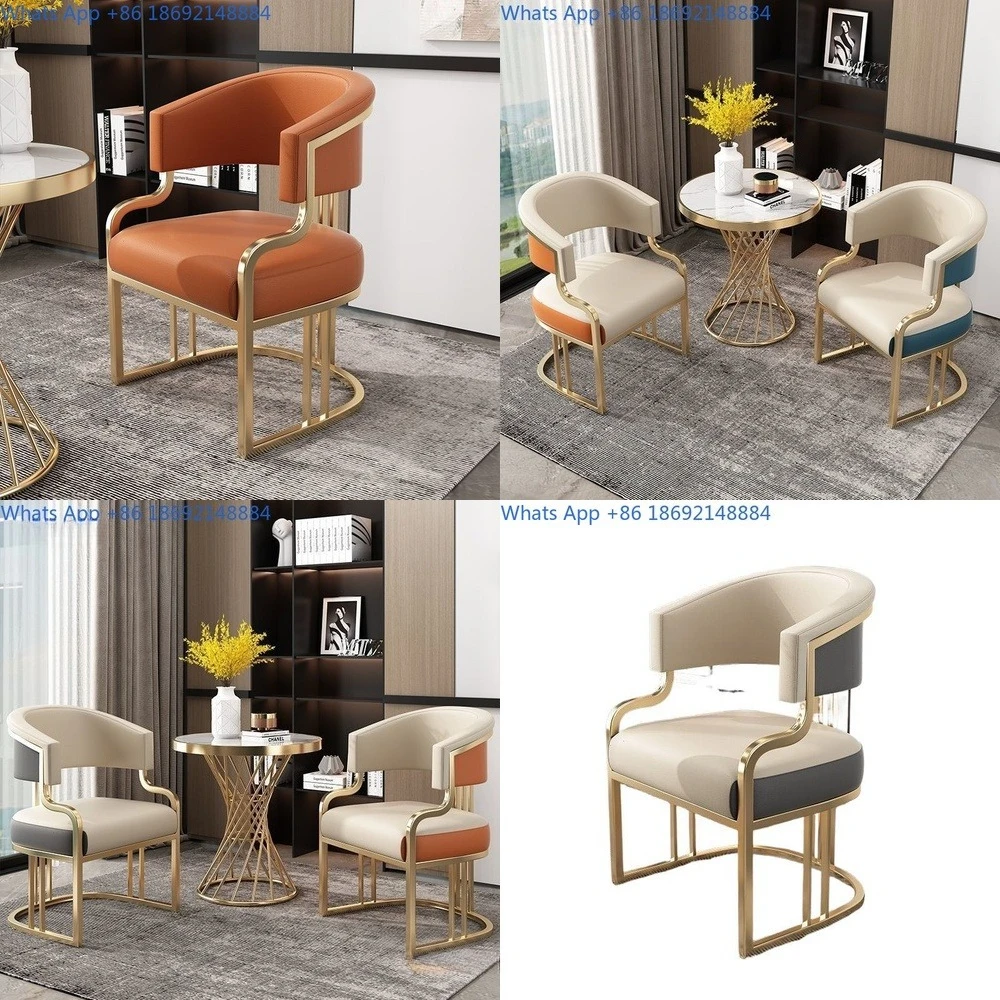 Luxury Dining Chair for Hotel Lobby Beauty Salon Reception Mahjong Sofa Seat for Nail Shop Customer Makeup
Luxury Dining Chair for Hotel Lobby Beauty Salon Reception Mahjong Sofa Seat for Nail Shop Customer Makeup