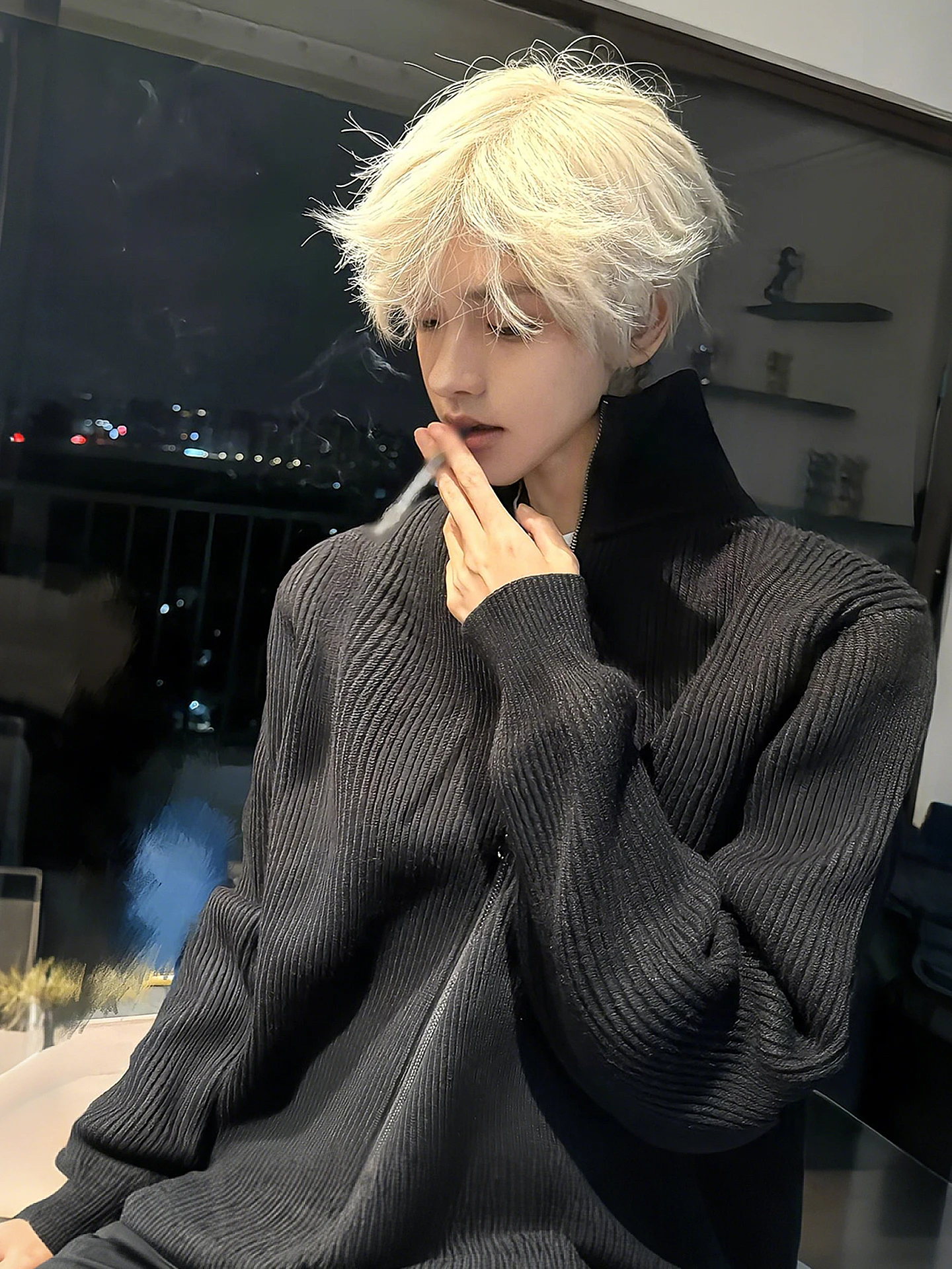 Bla High Collar Knitted Cardigan Men's Korean Sle Autumn Faionable Streetwear American High Street Zipper Closure Long ...
Bla High Collar Knitted Cardigan Men's Korean Sle Autumn Faionable Streetwear American High Street Zipper Closure Long ...