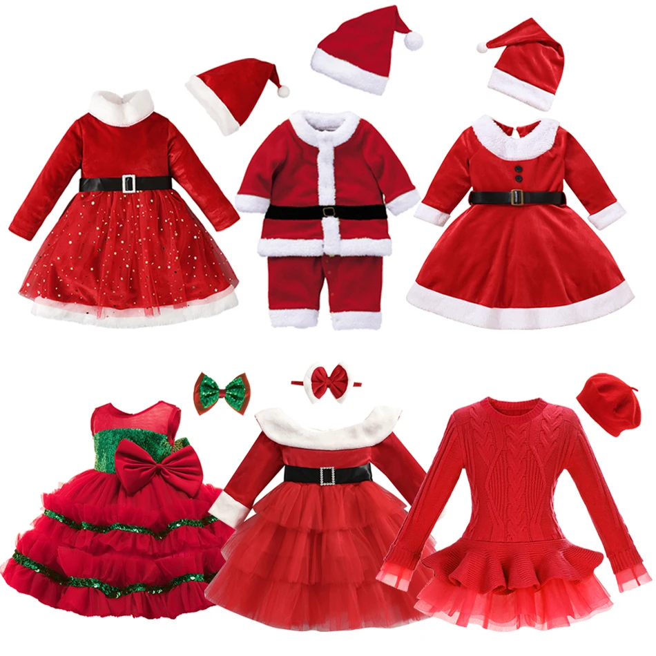Children Red Christmas Costume Winter Birthday Party Boys Girls New Year Wear Outfit Kids Vestido Clothes
Children Red Christmas Costume Winter Birthday Party Boys Girls New Year Wear Outfit Kids Vestido Clothes