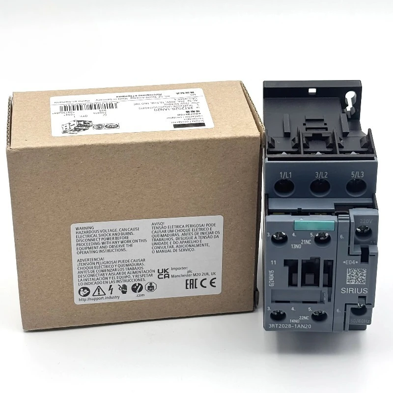 Gold Seller 3RT2028-1AN20 3 Pole 38 AMP 220 Volt AC Contactor PLC Controller Protection Application New Original Warehouse Stock
Gold Seller 3RT2028-1AN20 3 Pole 38 AMP 220 Volt AC Contactor PLC Controller Protection Application New Original Warehouse Stock