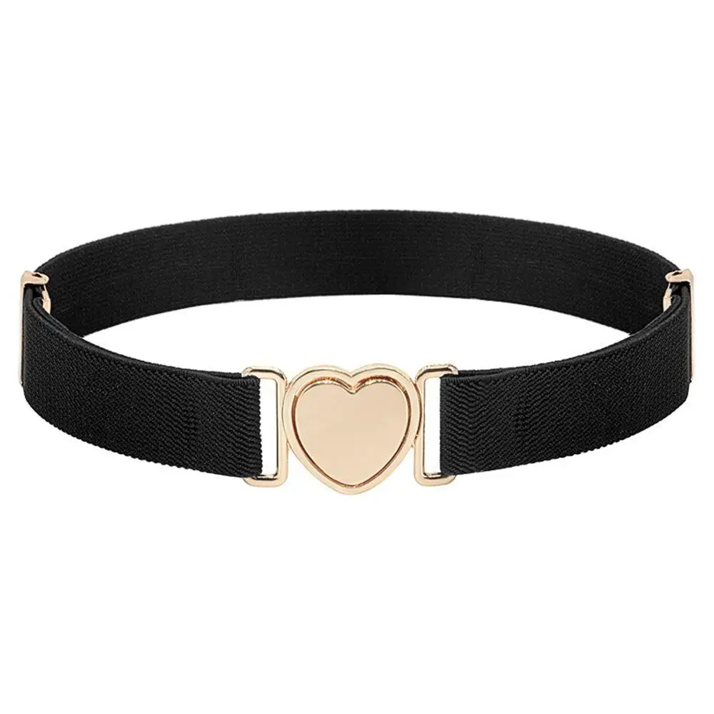 Elastic Leisure Solid Color Girl Boys Alloy Heart Shape Buckle Punch-free Waistband Waist Belt Children Stretch Belts
Elastic Leisure Solid Color Girl Boys Alloy Heart Shape Buckle Punch-free Waistband Waist Belt Children Stretch Belts