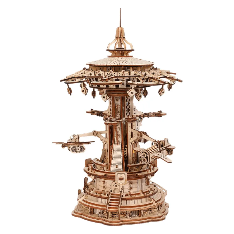DIY 3D Wooden Castle in the Sky Miniature Model Kits Mechanical Rotation Assembly Jigsaw Puzzles for Friends Birthday Gifts
DIY 3D Wooden Castle in the Sky Miniature Model Kits Mechanical Rotation Assembly Jigsaw Puzzles for Friends Birthday Gifts
