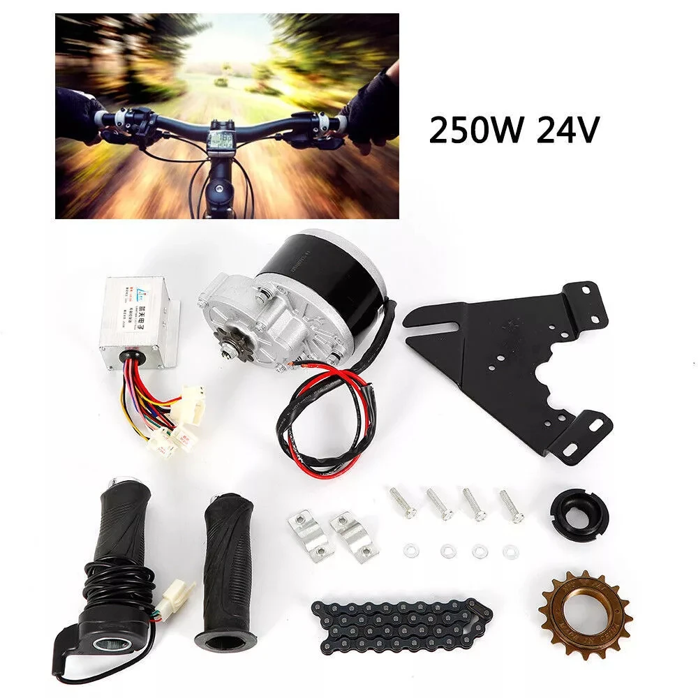 Electric Bicycle Motor Conversion Kit – 24V 250W Chain Drive for 16in-28in E-Bikes
Electric Bicycle Motor Conversion Kit – 24V 250W Chain Drive for 16in-28in E-Bikes