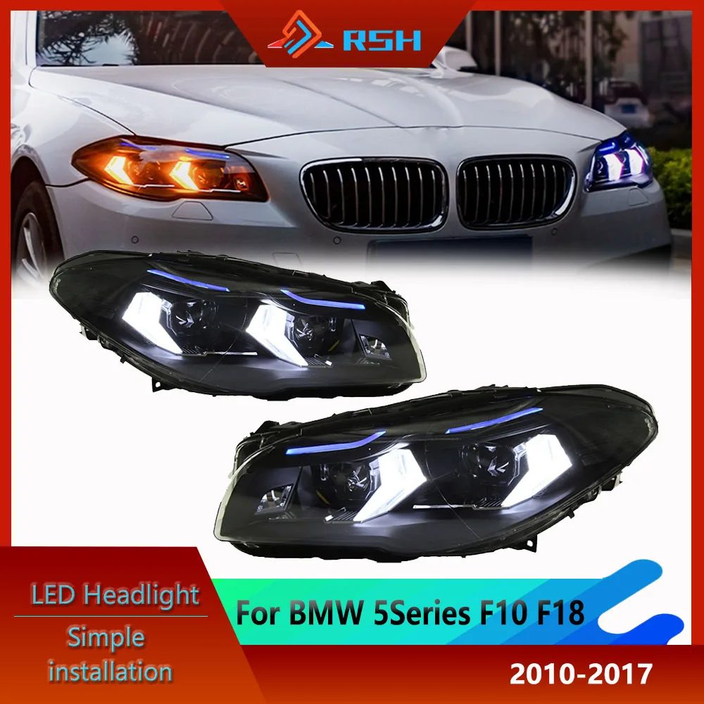 Car LED Headlight Assembly For BMW 5Series F10 F18 2010-2017 Fog DRL Brake Turn Signal Daytime Running Lights Front Lamp
Car LED Headlight Assembly For BMW 5Series F10 F18 2010-2017 Fog DRL Brake Turn Signal Daytime Running Lights Front Lamp