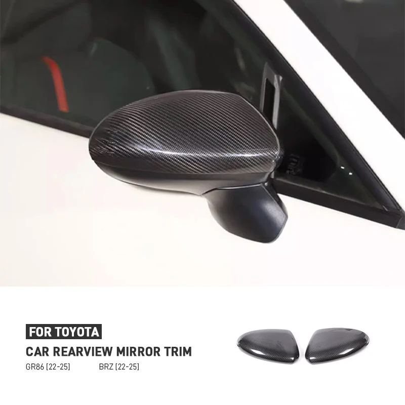 For Toyota 86 GR86 For Subaru BRZ 2022-2025 Real Dry Carbon Fiber Car Rearview Mirror Trim Cover External Decoration Accessories
For Toyota 86 GR86 For Subaru BRZ 2022-2025 Real Dry Carbon Fiber Car Rearview Mirror Trim Cover External Decoration Accessories