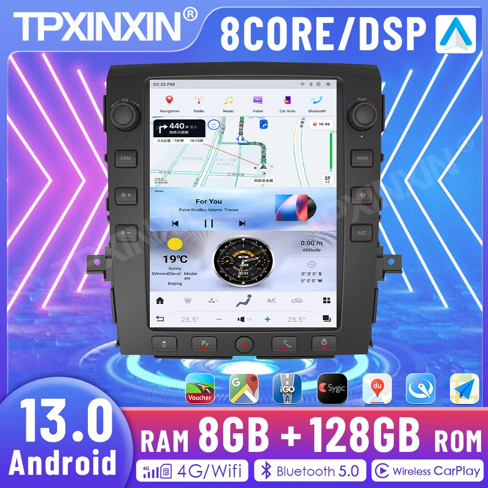 Upgrade 12.1 Inch Carplay Android 13.0 Car Multimedia Player For Nissan Titan 2010-2019 Qualcomm GPS Navigation Radio head unit
Upgrade 12.1 Inch Carplay Android 13.0 Car Multimedia Player For Nissan Titan 2010-2019 Qualcomm GPS Navigation Radio head unit