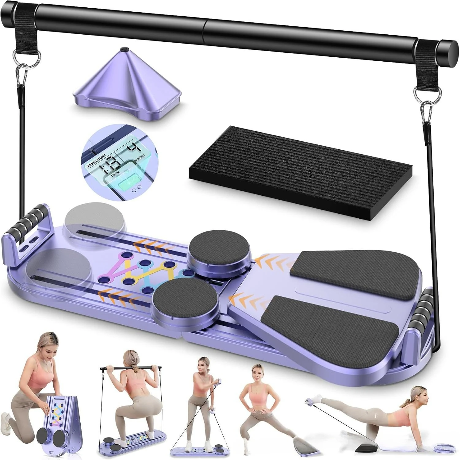 Fitness Board Multifunction Pilates Equipment Ab Exercise Pilates Board
Fitness Board Multifunction Pilates Equipment Ab Exercise Pilates Board