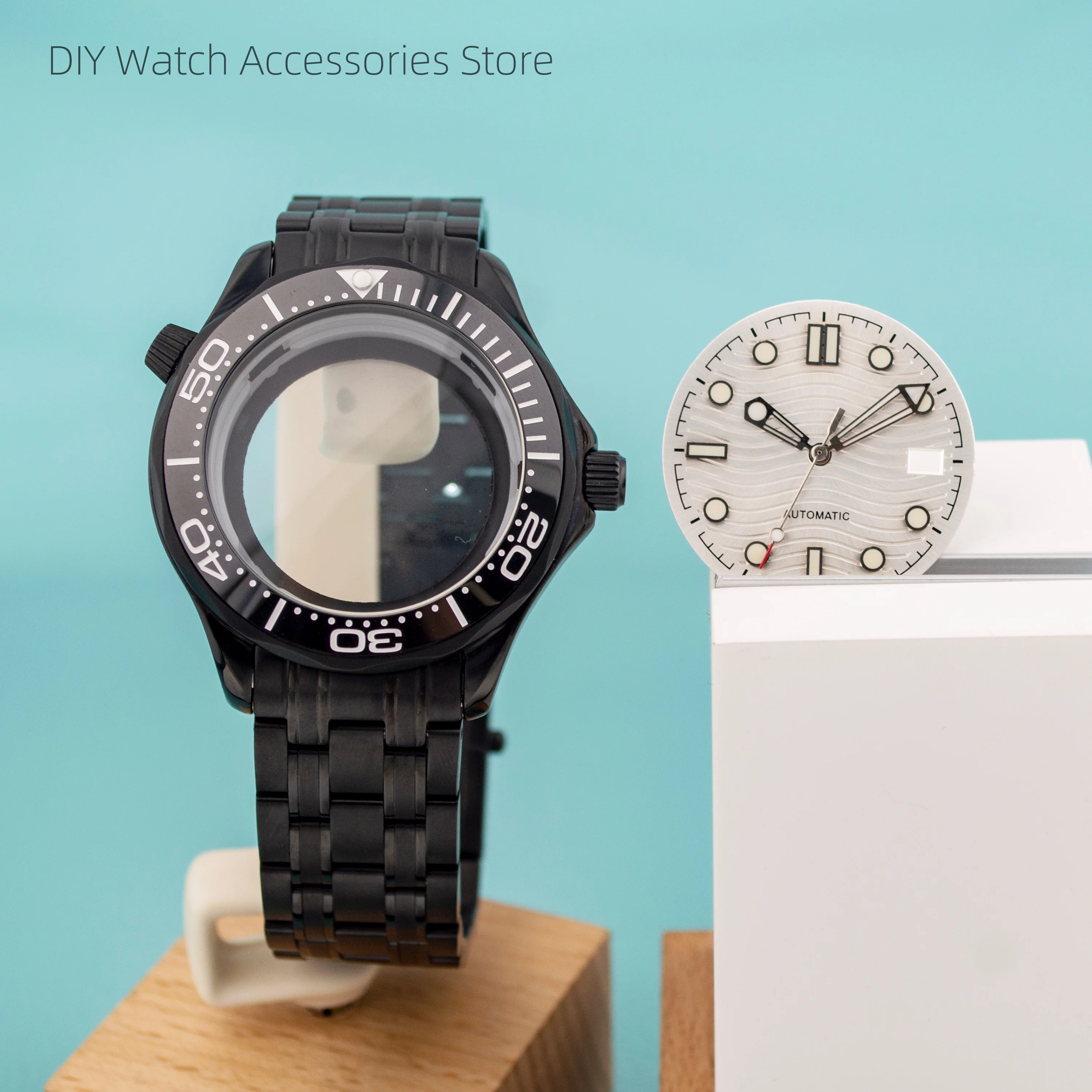 Черные детали корпуса часов для Seamaster 300, корпус из нержавеющей стали 316L, ремешок, циферблат, стрелки для автоматического механизма NH35.
Черные детали корпуса часов для Seamaster 300, корпус из нержавеющей стали 316L, ремешок, циферблат, стрелки для автоматического механизма NH35.