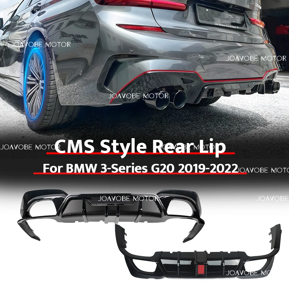 Glossy Black CMS Style Rear Bumper Lip With LED For BMW 3-Series G20 2019-2022
Glossy Black CMS Style Rear Bumper Lip With LED For BMW 3-Series G20 2019-2022