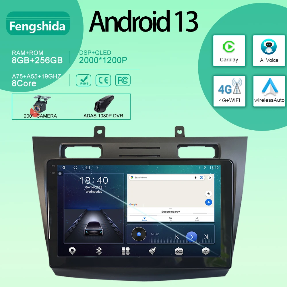 Автомобильный мультимедийный плеер для Ford Connect TOURE 2008 - 2011 Android, автомобильное радио, головное устройство, GPS-навигация, Carplay QLED BT No 2din DVD
Автомобильный мультимедийный плеер для Ford Connect TOURE 2008 - 2011 Android, автомобильное радио, головное устройство, GPS-навигация, Carplay QLED BT No 2din DVD