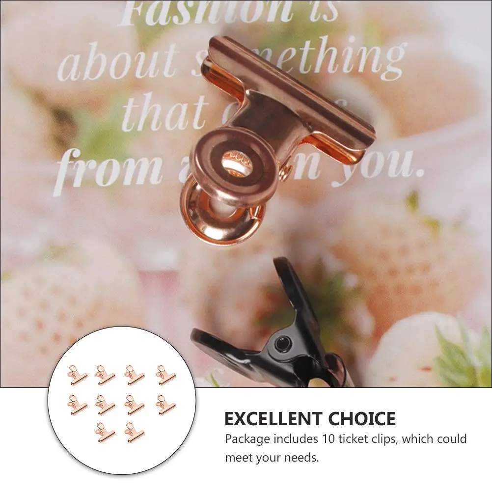 10 Pcs Shaping Clip Fixing Stainless Steel Picture Grip Clips Metal for General Use Bookmark Stationery Paper
10 Pcs Shaping Clip Fixing Stainless Steel Picture Grip Clips Metal for General Use Bookmark Stationery Paper