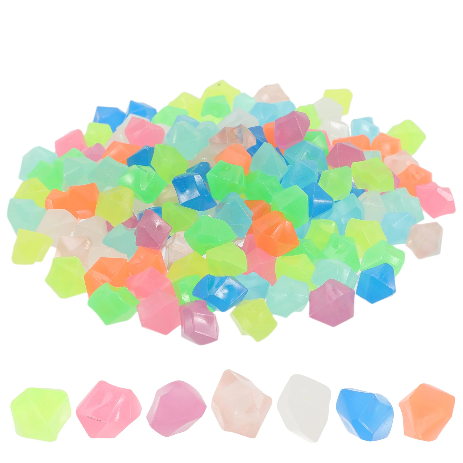 300 Pcs Glow in Fish Tank Aquarium Decor Luminous Rocks Plastic L scaping Pebbles Bright Colorful
300 Pcs Glow in Fish Tank Aquarium Decor Luminous Rocks Plastic L scaping Pebbles Bright Colorful