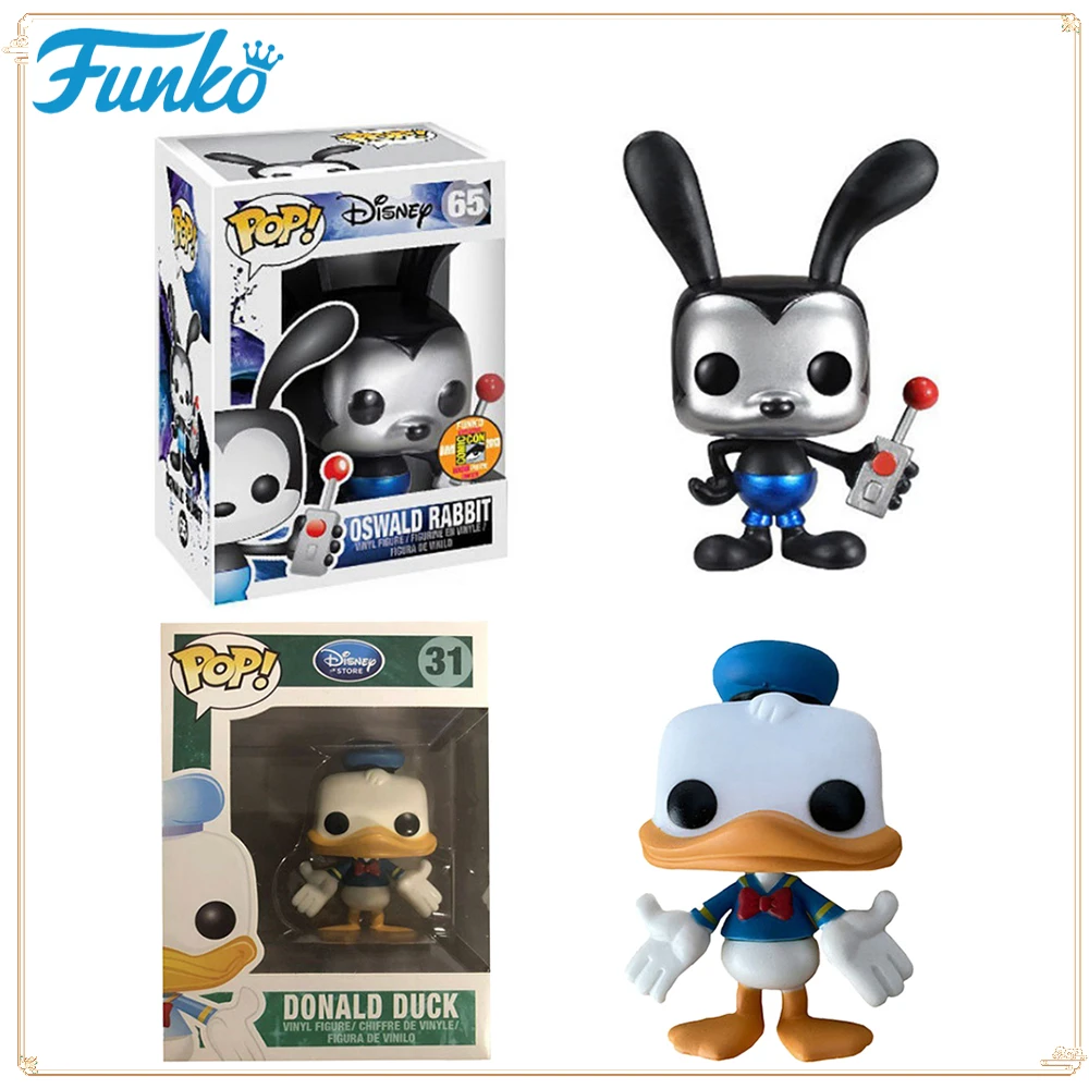 FUNKO POP Disney Toy Action Figures Cartoon Character Decorations Donald Duck Oswald Rabbit Doll Fun Birthday Collection Gifts
FUNKO POP Disney Toy Action Figures Cartoon Character Decorations Donald Duck Oswald Rabbit Doll Fun Birthday Collection Gifts