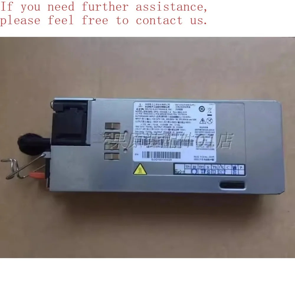 For Lenovo server RD350/450/550/650/TD350 power supply 1600W power supply DPS-1600AB-1
For Lenovo server RD350/450/550/650/TD350 power supply 1600W power supply DPS-1600AB-1